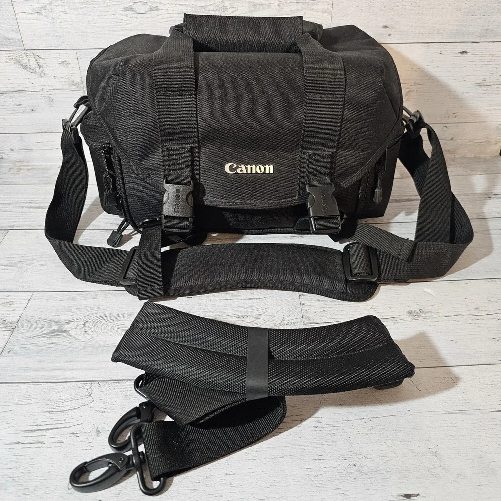 Genuine Canon Deluxe Camera Bag for EOS Cameras Medium Large Photo Video Gadgets